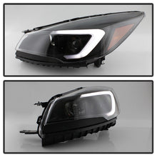 Cargar imagen en el visor de la galería, xTune 13-16 Ford Escape LED Light Bar Halogen Projector Headlights - Black (PRO-JH-FESCA13-LB-BK)