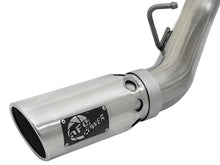 Carica l&#39;immagine nel visualizzatore di Gallery, aFe Large Bore-HD 4in 409-SS DPF-Back Exhaust w/Dual Polished Tips 2017 GM Duramax V8-6.6L (td) L5P