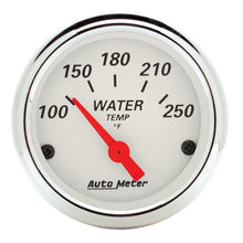 Carica l&#39;immagine nel visualizzatore di Gallery, Autometer Arctic White 2-1/16in 250 Degree Electric Water Temp Gauge