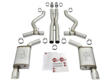 Charger l&#39;image dans la galerie, aFe MACHForce XP 3in 304 SS Cat-Back Exhausts w/ Polished Tips 15-17 Ford Mustang GT V8-5.0L/V6-3.7L