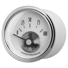 Carica l&#39;immagine nel visualizzatore di Gallery, Autometer Prestige Series Pearl 2-1/16in 100PSI Electronic Oil Pressure Gauge