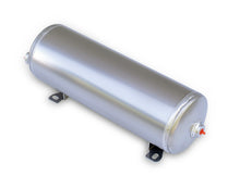 Laden Sie das Bild in den Galerie-Viewer, Ridetech Air Tank 2 Gallon Aluminum w/ 2- 1/4in Ports and 1- 1/8in Port