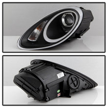 Load image into Gallery viewer, Spyder Porsche Cayman 05-08 Headlights - Halogen Model Only - Black PRO-YD-P98705-HID-DRL-BK