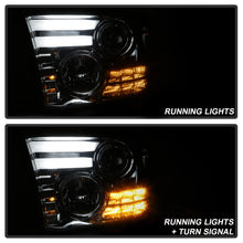 Load image into Gallery viewer, Spyder Dodge Ram 13-15 Projector Headlights Light Bar DRL Smoke PRO-YD-DR13-LBDRL-SM