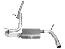 Cargar imagen en el visor de la galería, aFe Scorpion 2-1/2in Alum Steel Cat-Back Exhaust w/Pol Tip 07-18 Jeep Wrangler (JK) V6-3.6L/3.8L