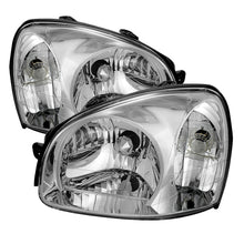 Load image into Gallery viewer, Xtune Hyundai Santa Fe 2003-2006 Crystal Headlights Chrome HD-JH-HYSA03-C