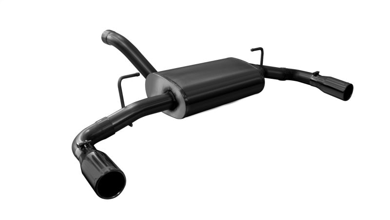 Corsa 18+ Jeep Wrangler JL 2.5in Dual Rear Exit Black Tips Sport Axle-Back Exhaust