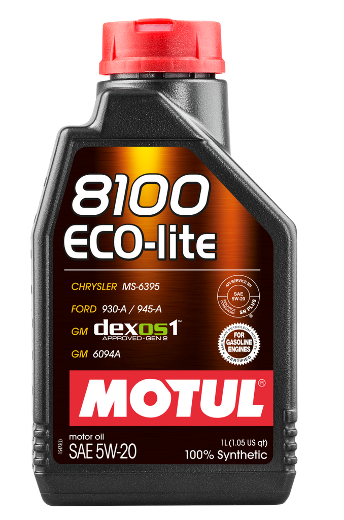 Motul 1L Synthetic Engine Oil 8100 5W20 ECO-LITE