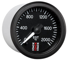 Laden Sie das Bild in den Galerie-Viewer, Autometer Stack 52mm 0-2000 Deg F Pro Stepper Motor Exhaust Gas Temp Gauge - Black