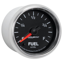 Laden Sie das Bild in den Galerie-Viewer, Autometer GS 2 1/16in. 0-280 Ohms Fuel Level Gauge - Stepper Motor