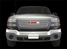 Laden Sie das Bild in den Galerie-Viewer, Putco 01-02 GMC Sierra HD w/ Logo CutOut Punch Stainless Steel Grilles