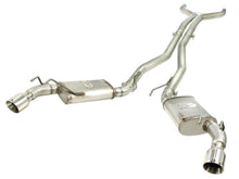 Cargar imagen en el visor de la galería, aFe MACHForce XP Exhaust 3in Stainless Stee CB/10-13 Chevy Camaro V8-6.2L (td) (pol tip)