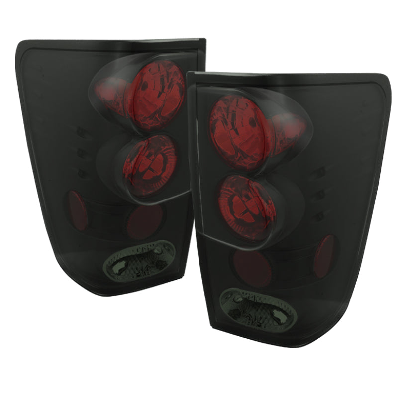 Spyder Nissan Titan 04-14 Euro Style Tail Lights Black Smoke ALT-YD-NTI04-BSM