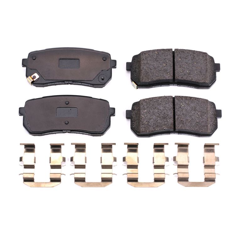 Power Stop 07-12 Hyundai Veracruz Rear Z17 Evolution Ceramic Brake Pads w/Hardware