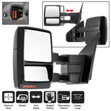 Carica l&#39;immagine nel visualizzatore di Gallery, Xtune Ford F150 07-14 Power Heated Amber LED Signal Telescoping Mirror Left MIR-FF15007S-PWH-AM-L