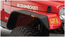 Carica l&#39;immagine nel visualizzatore di Gallery, Bushwacker 97-06 Jeep TJ Flat Style Flares 2pc - Black