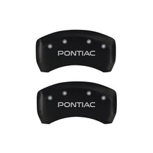 Cargar imagen en el visor de la galería, MGP 4 Caliper Covers Engraved Front &amp; Rear Pontiac Red finish silver ch