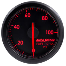 Cargar imagen en el visor de la galería, Autometer Airdrive 2-1/6in Fuel Pressure Gauge 0-100 PSI - Black