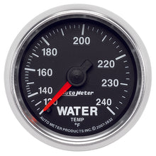 Laden Sie das Bild in den Galerie-Viewer, Autometer GS 52mm 120-240 Deg F Mechanical Water Temperature Gauge