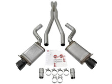 Cargar imagen en el visor de la galería, aFe Mach Force-Xp 3in CB Stainless Steel Dual Exhaust System w/ Black Tips 09-15 Cadillac CTS-V