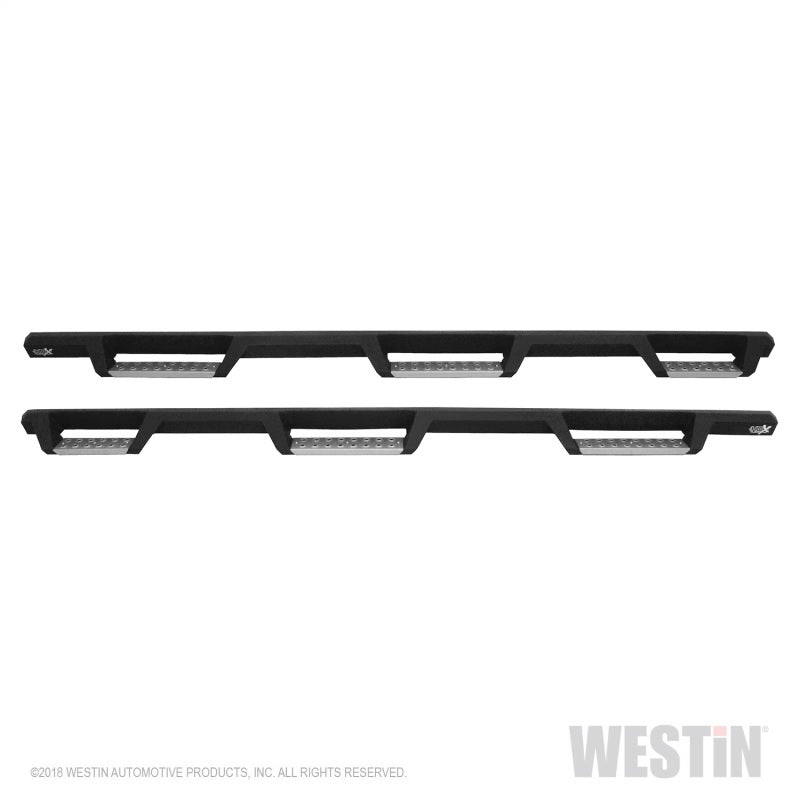 Westin/HDX 10-18 Ram 2500/3500 Crew Cab (8ft Bed) Drop Wheel to Wheel Nerf Step Bars - Txt Black