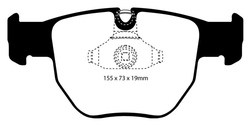 EBC 03-05 Land Rover Range Rover 4.4 Yellowstuff Front Brake Pads