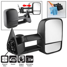 Carica l&#39;immagine nel visualizzatore di Gallery, Xtune Chevy Silverado 03-06 Manual Extendable Power Heated Adjust Mirror Right MIR-CSIL03-PW-R