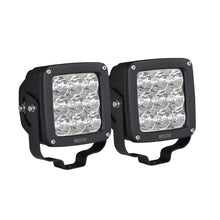 Cargar imagen en el visor de la galería, Westin Axis LED Auxiliary Light 4.5 inch x 4.5 inch Square Flood w/3W Osram (Set of 2) - Black