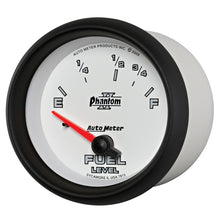 Charger l&#39;image dans la galerie, Autometer Phantom II 2-5/8in / 73 Ohms Empty - 10 Ohms Full Electrical Fuel Level Gauge