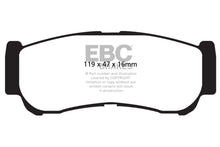 Laden Sie das Bild in den Galerie-Viewer, EBC 07-09 Hyundai Santa Fe 2.7 Ultimax2 Rear Brake Pads