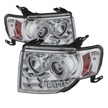 Load image into Gallery viewer, Spyder Ford Escape 08-12 Projector Headlights Halogen Model Only - DRL Chrome PRO-YD-FES08-DRL-C