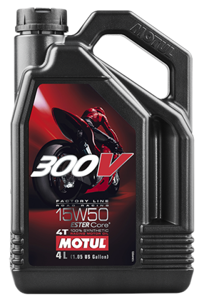 MOTUL 300V FACTORY LINE ROAD RACING ENGINE OIL 15W50