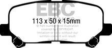 Cargar imagen en el visor de la galería, EBC 07-13 Acura MDX 3.7 Greenstuff Rear Brake Pads (For 12.6in. Rotors)