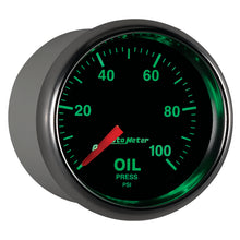 Laden Sie das Bild in den Galerie-Viewer, Autometer GS Series 2-1/16in Oil Pressure Gauge 100PSI Electric Full Sweep