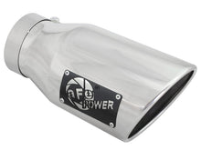 Charger l&#39;image dans la galerie, aFe MACH Force-XP 304 SS Right Side Single Wall Polished Exhaust Tip 4in Inlet x 6in Outlet x 12in L