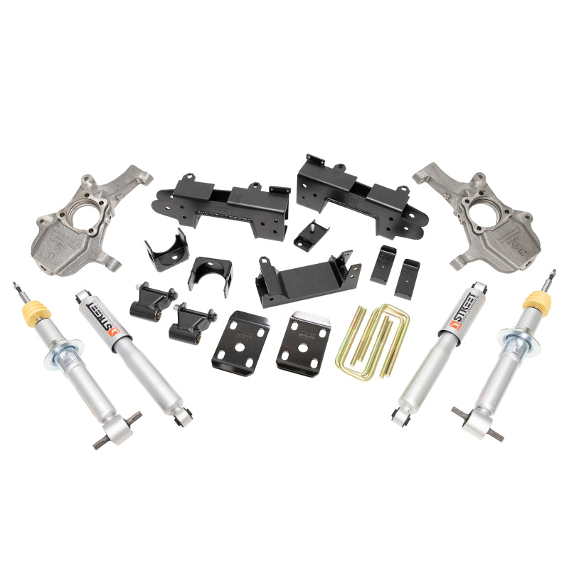 Belltech LOWERING KIT 2019 Chevrolet Silverado / GMC Sierra 1500 2WD All Cab - 2-4in Fr / 6in R