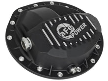 Carica l&#39;immagine nel visualizzatore di Gallery, aFe Power Pro Series Rear Differential Cover Black w/Machined Fins 16-17 Nissan Titan XD(AAM 9.5-14)