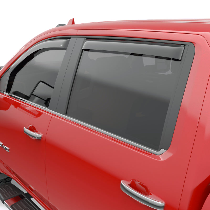 EGR 2020 Chevy 2500/3500 HD Double Cab In-Channel Window Visors - Dark Smoke