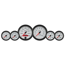 गैलरी व्यूवर में इमेज लोड करें, Autometer Pro-Cycle Gauge Kit 6 Pc. Kit 3 3/8in &amp; 2 1/16in Bagger White