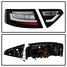 Cargar imagen en el visor de la galería, Spyder Audi A5 08-12 LED Tail Lights Black ALT-YD-AA508-LED-BK