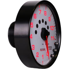 Charger l&#39;image dans la galerie, Autometer Spek-Pro Gauge Tachometer 5in 11K Rpm W/Shift Light &amp; Peak Mem White/Black