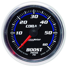 Laden Sie das Bild in den Galerie-Viewer, Autometer Cobalt 52mm 0-60 PSi Boost Gauge