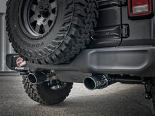 गैलरी व्यूवर में इमेज लोड करें, aFe Rebel Series 2.5in 409 SS Cat-Back Exhaust w/ Black Tips 18-19 Jeep Wrangler (JL) V6 3.6L