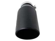 Cargar imagen en el visor de la galería, aFe Diesel Exhaust Tip Bolt On Black 4in Inlex x 6in Outlet x 15in