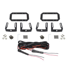 Laden Sie das Bild in den Galerie-Viewer, Westin HDX Flush Mount B-FORCE LED Light Kit (Set of 2) w/wiring harness - Black