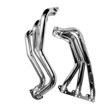 Charger l&#39;image dans la galerie, BBK 07-11 Jeep 3.8 V6 Long Tube Exhaust Headers And Y Pipe And Converters - 1-5/8 Silver Ceramic