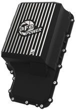 Laden Sie das Bild in den Galerie-Viewer, aFe 20-21 Ford Truck w/ 10R140 Transmission Pan Black POWER Street Series w/ Machined Fins