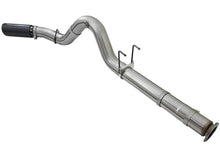 Carica l&#39;immagine nel visualizzatore di Gallery, aFe Large Bore-HD 5in DPF Back 409 SS Exhaust System w/Black Tip 2017 Ford Diesel Trucks V8 6.7L(td)