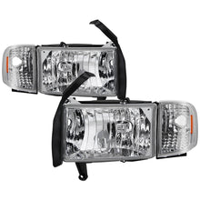 Carica l&#39;immagine nel visualizzatore di Gallery, xTune Dodge Ram 1500 94-01 Headlight w/ Corner Lamps - OEM HD-JH-DR94-SET-C