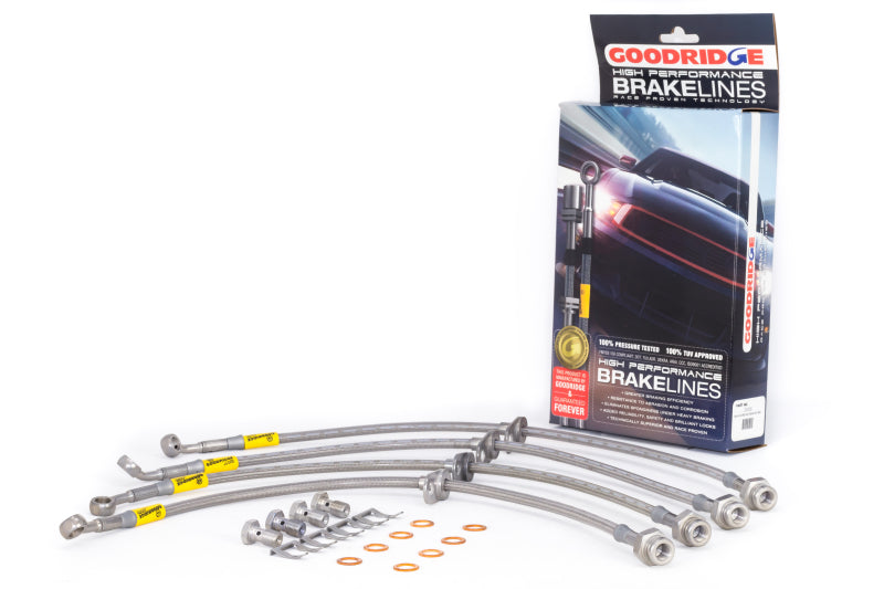 Goodridge 03+ Honda Accord w/ Rear Disc Brake Lines